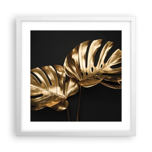 Plakat w białej ramie - Skarby natury - 40x40 cm