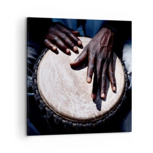 Obraz na płótnie - Żyj w swoim rytmie - 50x50 cm