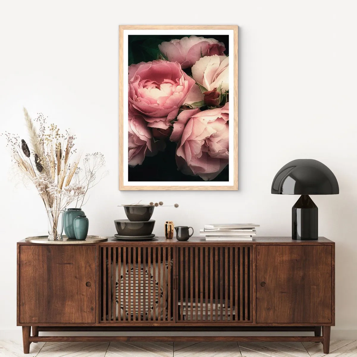 Plakat w ramie jasny dąb - Czar belle epoque - 70x100 cm