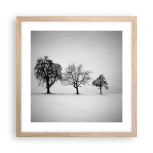 Plakat w ramie jasny dąb - O czym śnią? - 40x40 cm