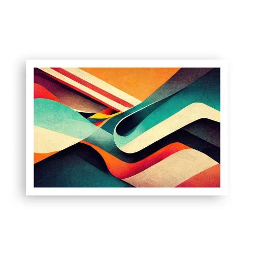 Plakat - Kompozycja intensywna - 91x61 cm