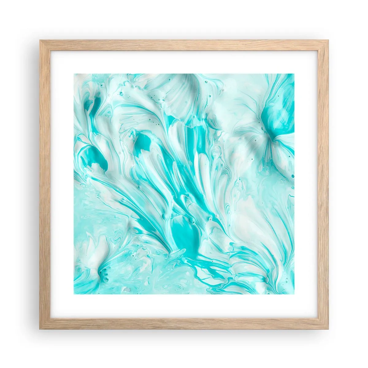 Plakat w ramie jasny dąb - Na zawsze razem - 40x40 cm