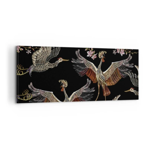 Obraz na płótnie - Baśniowy ptak - 100x40 cm