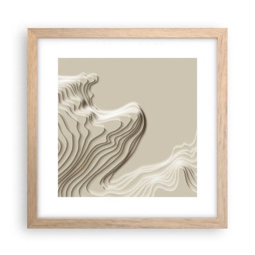 Plakat w ramie jasny dąb - Topografia sztuki - 30x30 cm