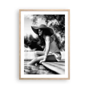 Plakat w ramie jasny dąb - Letnie marzenie - 50x70 cm