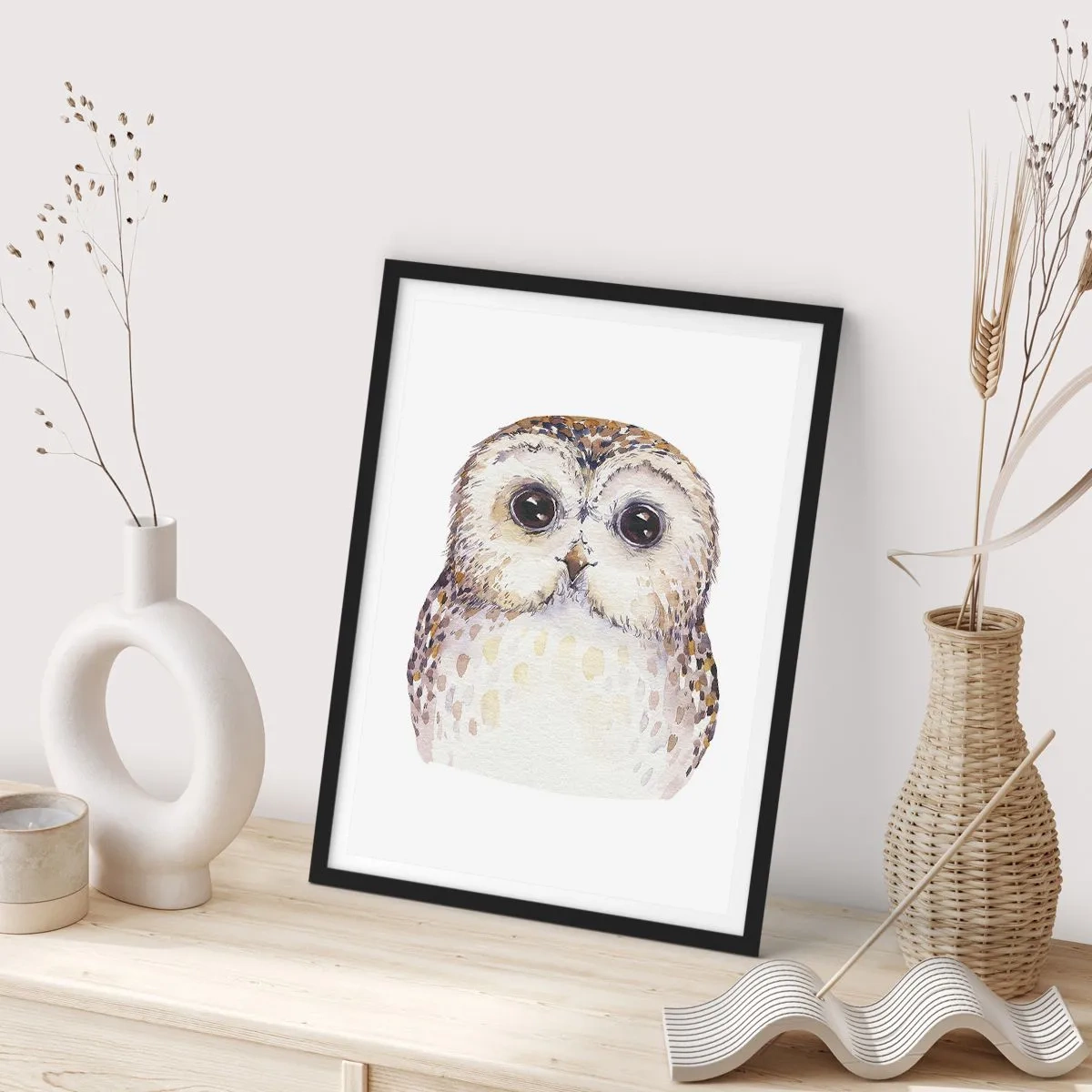 Plakat w czarnej ramie - Spójrz mi w oczy - 30x40 cm