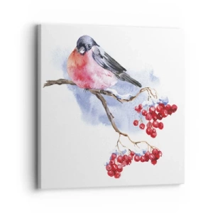 Obraz na płótnie - Zima w kolorze - 30x30 cm