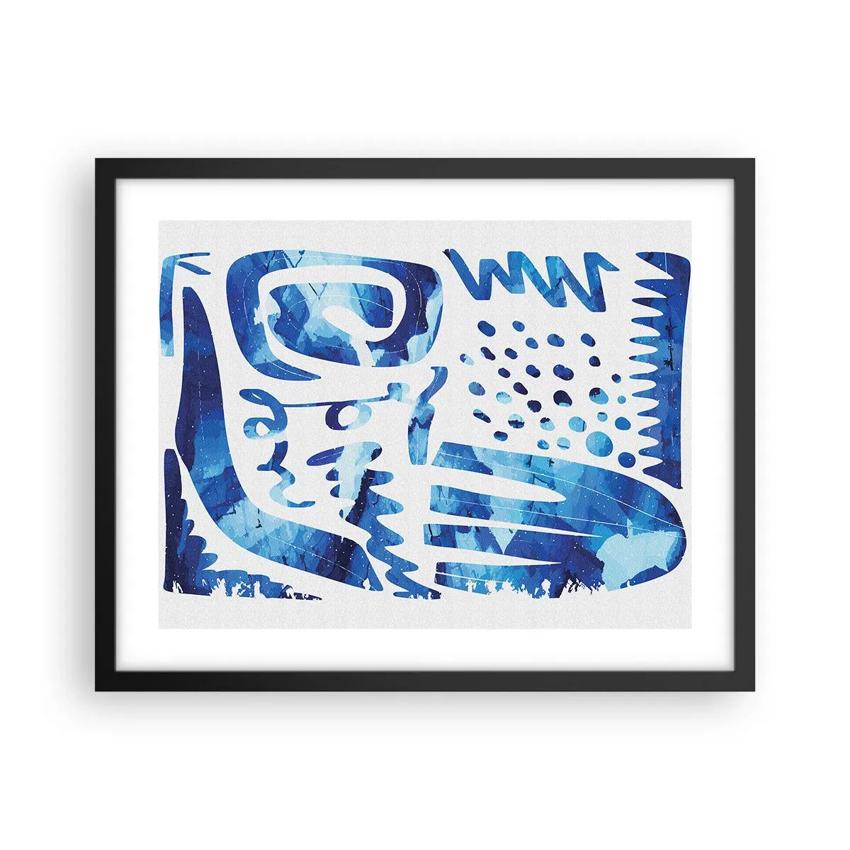 Plakat w czarnej ramie - Powrót do korzeni - 50x40 cm