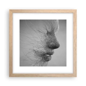 Plakat w ramie jasny dąb - Duch wiatru - 30x30 cm