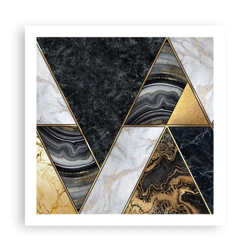 Plakat - Kamień przy kamieniu - 60x60 cm