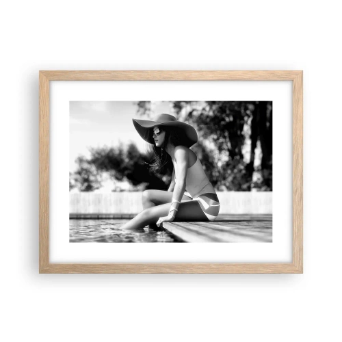 Plakat w ramie jasny dąb - Letnie marzenie - 40x30 cm