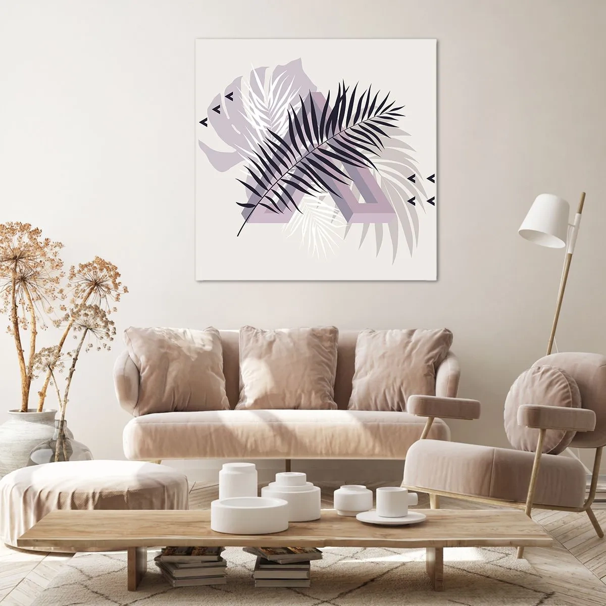 Obraz na płótnie - Cień cienia - 70x70 cm