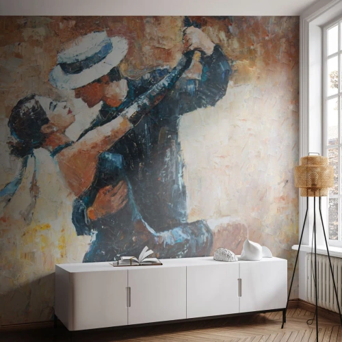 Fototapeta Premium Canvas - A la Rudolf Valentino - Abstrakcja, Taniec, Tango - 150x105 cm