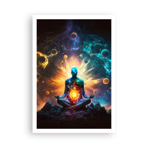 Plakat - Kosmiczny spokój - 70x100 cm