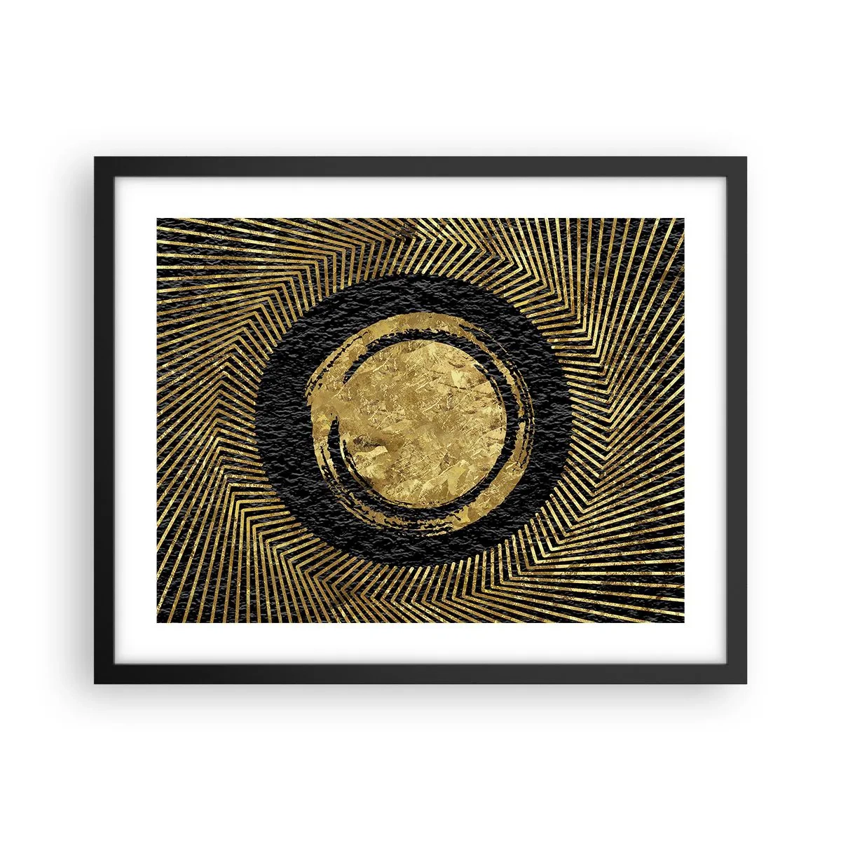 Plakat w czarnej ramie - Kompozycja glamour - 50x40 cm