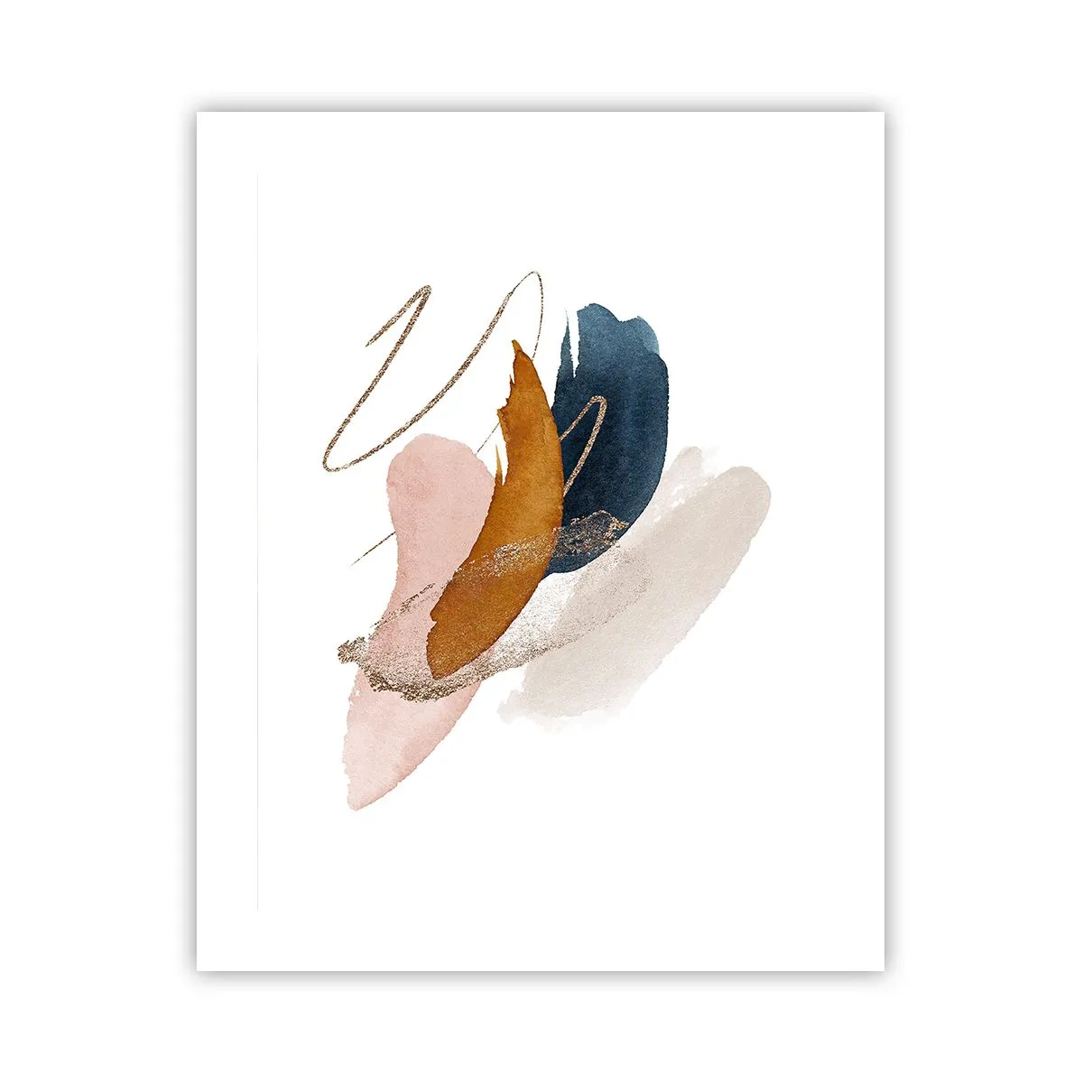 Plakat - Kompozycja uskrzydlona - 40x50 cm