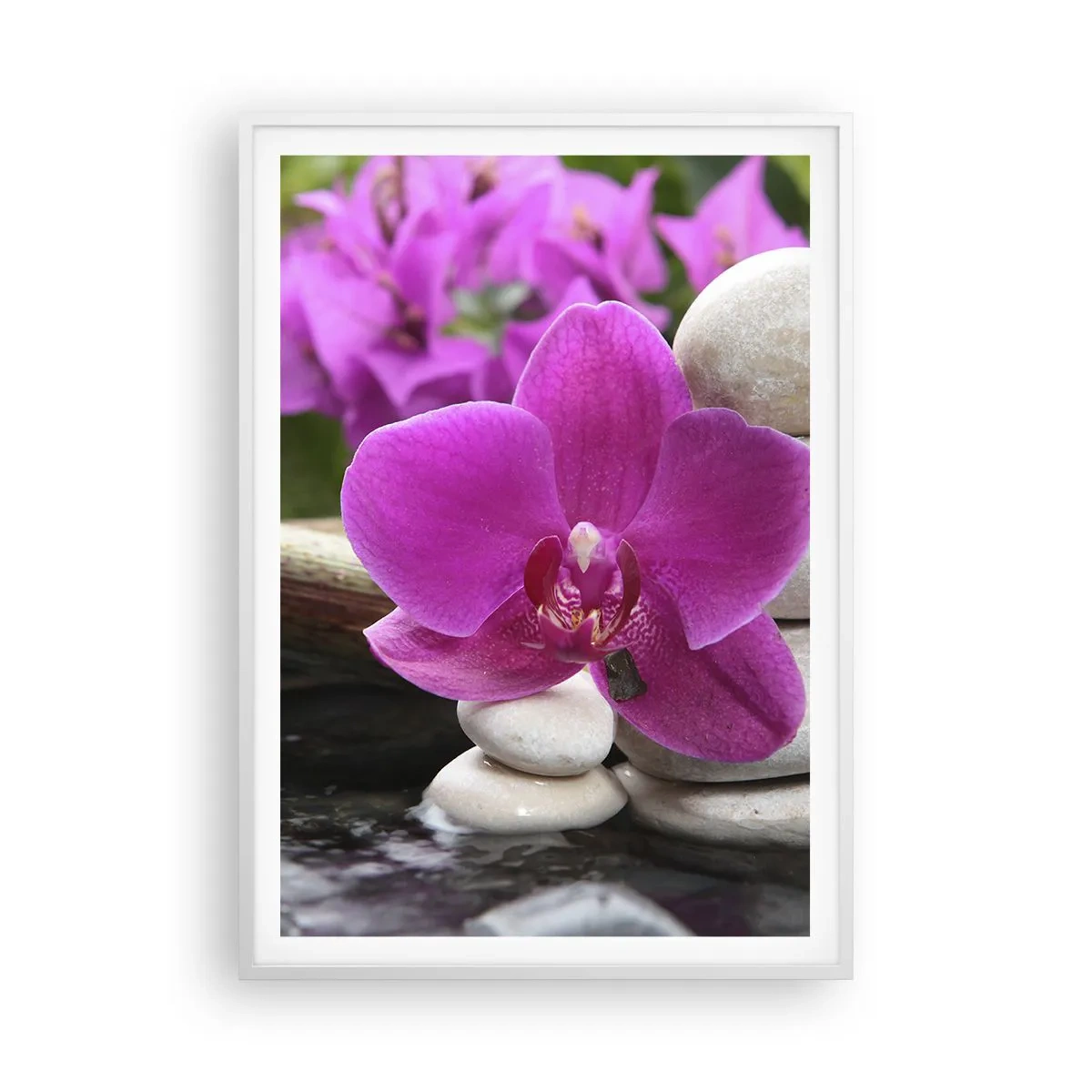 Plakat w białej ramie - Już odpoczywasz - 70x100 cm