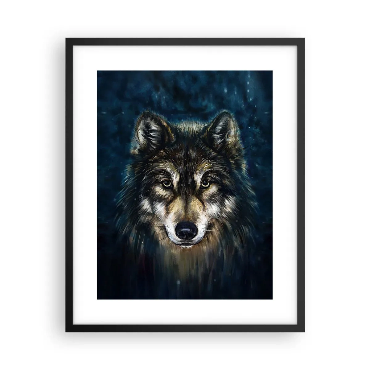 Plakat w czarnej ramie - Alfa? I omega - 40x50 cm