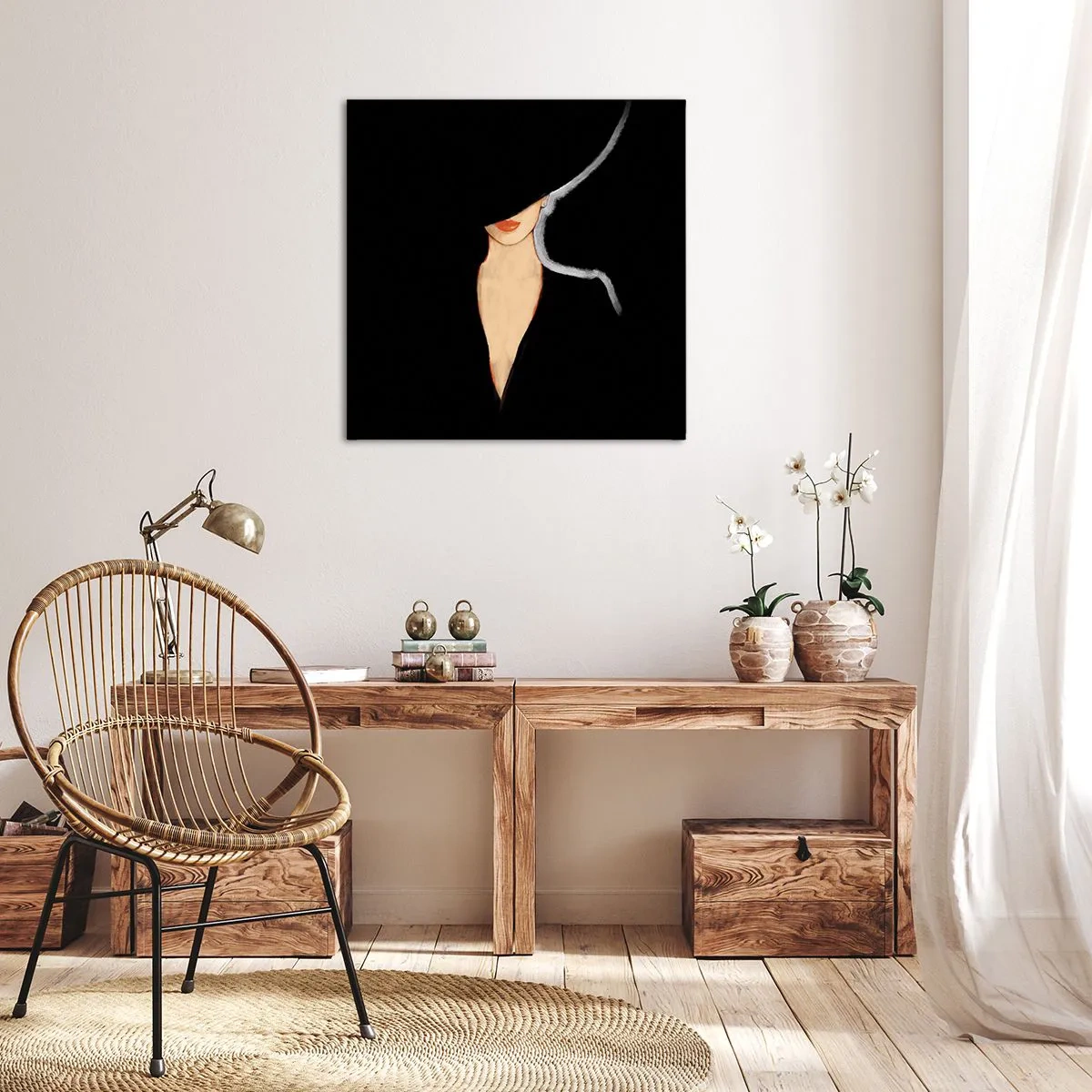 Obraz na płótnie - Elegancja i styl - 30x30 cm