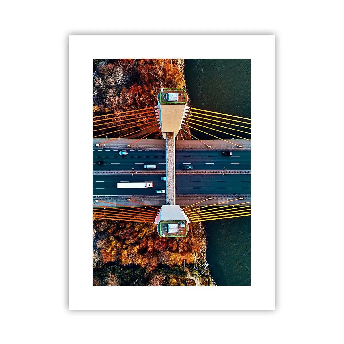 Plakat - ZA wodami, za lasami - 30x40 cm