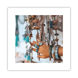 Plakat - Lokalne skarby - 30x30 cm