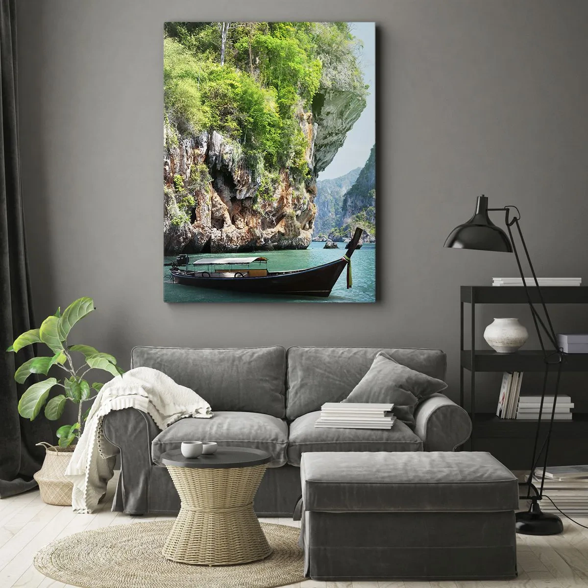 Obraz na płótnie - Zaproszenie do egzotycznej podróży - 55x100 cm