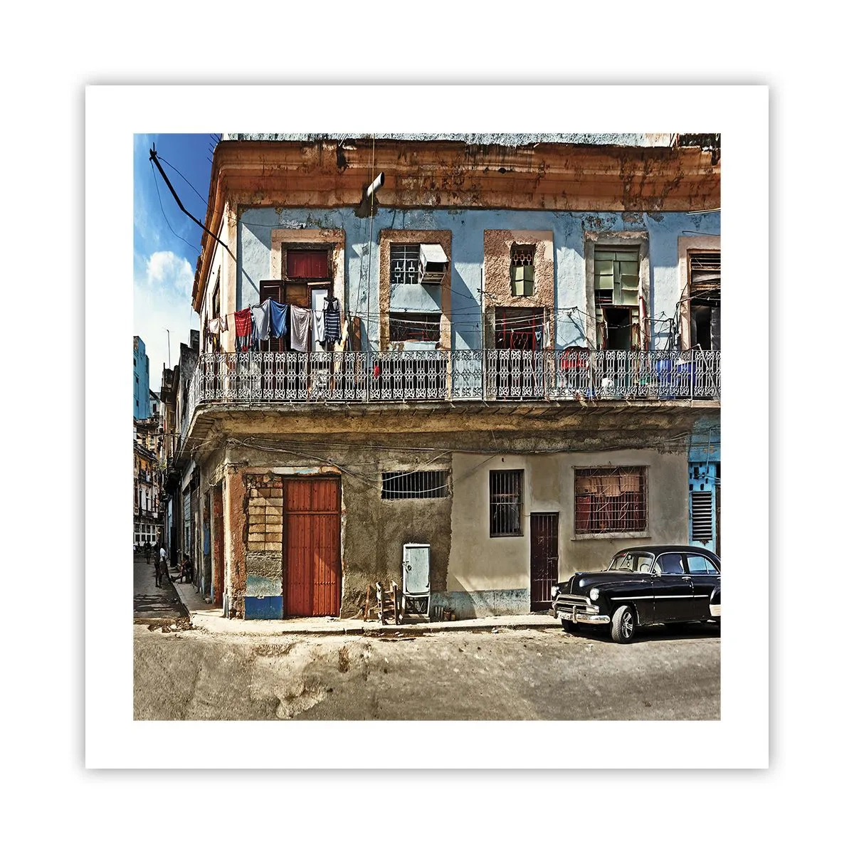 Plakat - Hawańskie klimaty - 50x50 cm