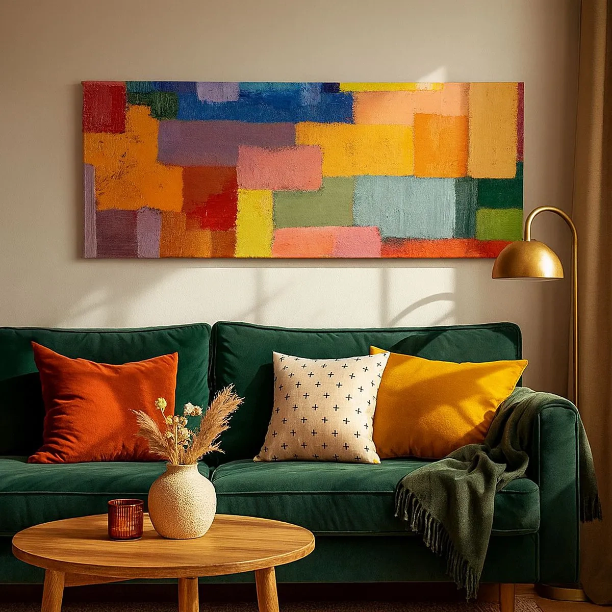 Obraz na płótnie - Każdy inny, wszystkie barwne - 100x40 cm