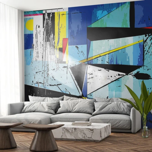 Fototapeta Premium Canvas - Patrzeć na świat pod kątem... - Abstrakcja, Sztuka, Nowoczesny Wzór - 450x315 cm
