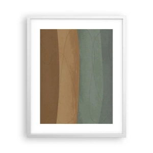 Plakat w białej ramie - Kompozycja horyzontalna - 40x50 cm