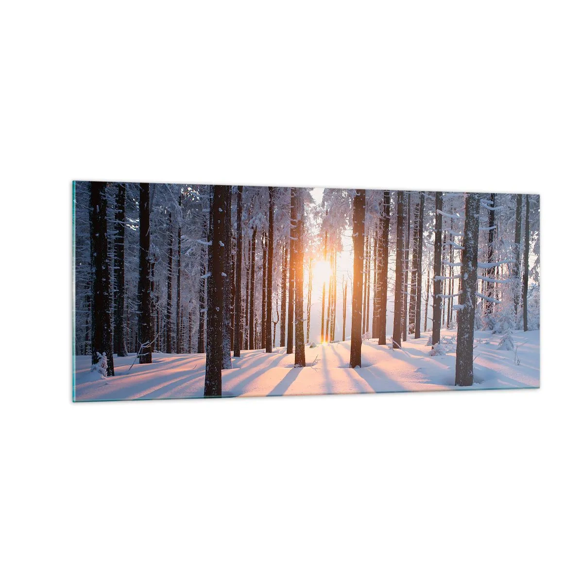 Obraz na szkle - Wyraźnie czarno na białym - 100x40 cm