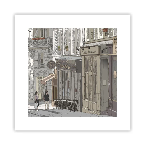 Plakat - Miejskie radości - 30x30 cm