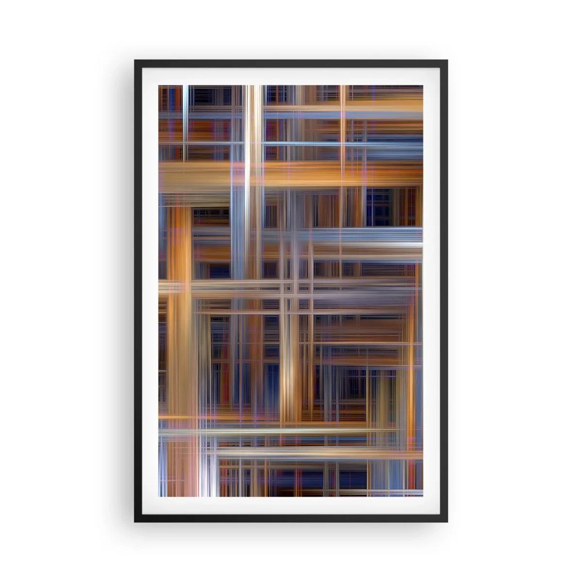 Plakat w czarnej ramie - Utkane ze światła - 61x91 cm