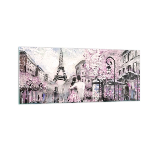 Obraz na szkle - Jak zakochac się, to tylko w… - 100x40 cm