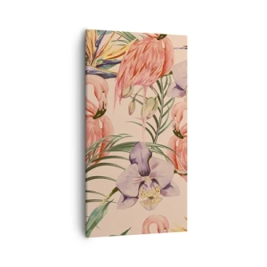Obraz na płótnie - Różowy balet w kwiatach - 55x100 cm