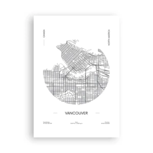 Plakat - Anatomia Vancouver - 70x100 cm