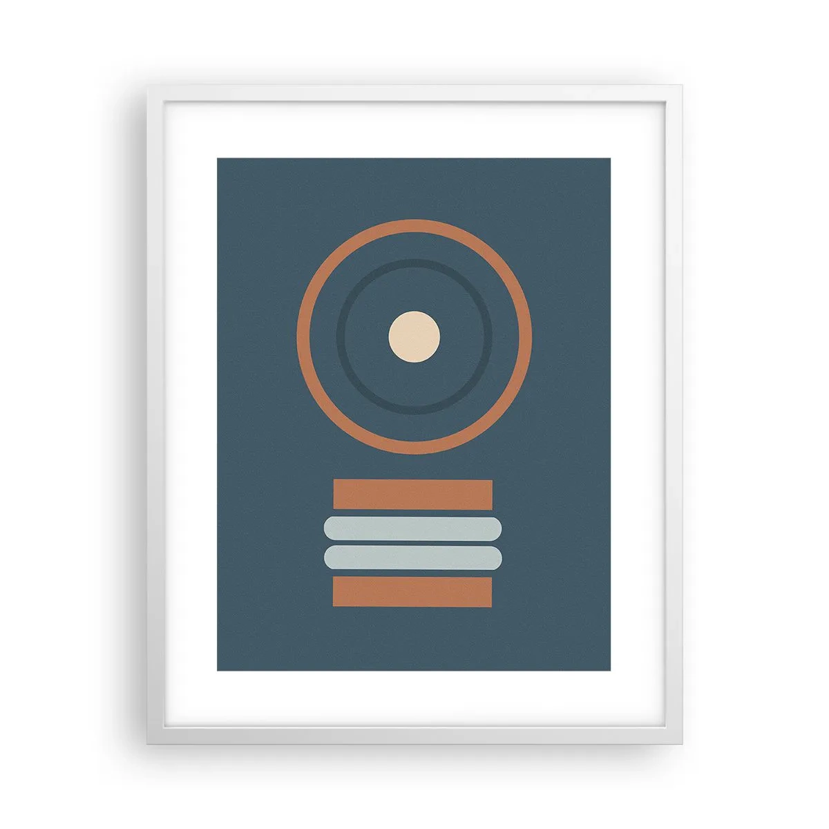 Plakat w białej ramie - Istota rzeczy - 40x50 cm