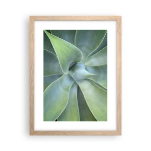 Plakat w ramie jasny dąb - Narodziny zieleni - 30x40 cm