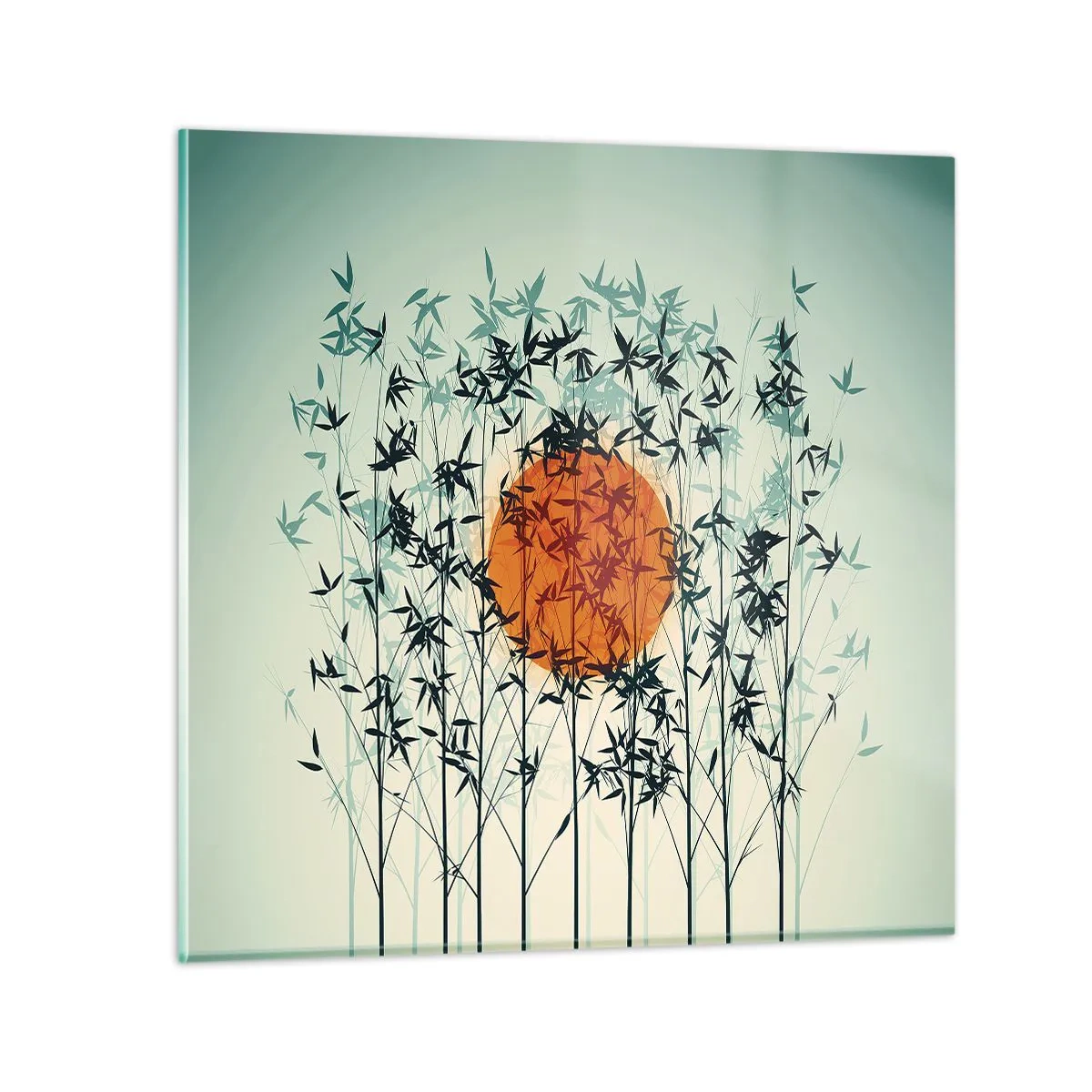 Obraz na szkle - Japońskie słońce - 60x60 cm