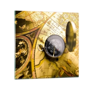 Obraz na szkle - A może na kraniec świata? - 70x70 cm