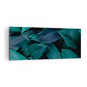 Obraz na płótnie - Zieleń sama w sobie - 100x40 cm