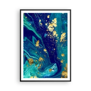 Plakat w czarnej ramie - Płatki słońca  - 70x100 cm