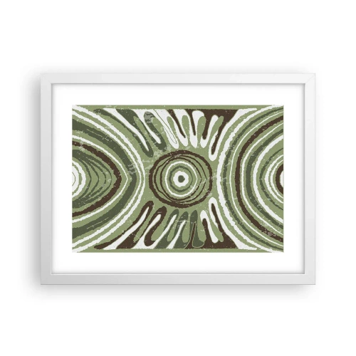 Plakat w białej ramie - Eksplozja emocji - 40x30 cm