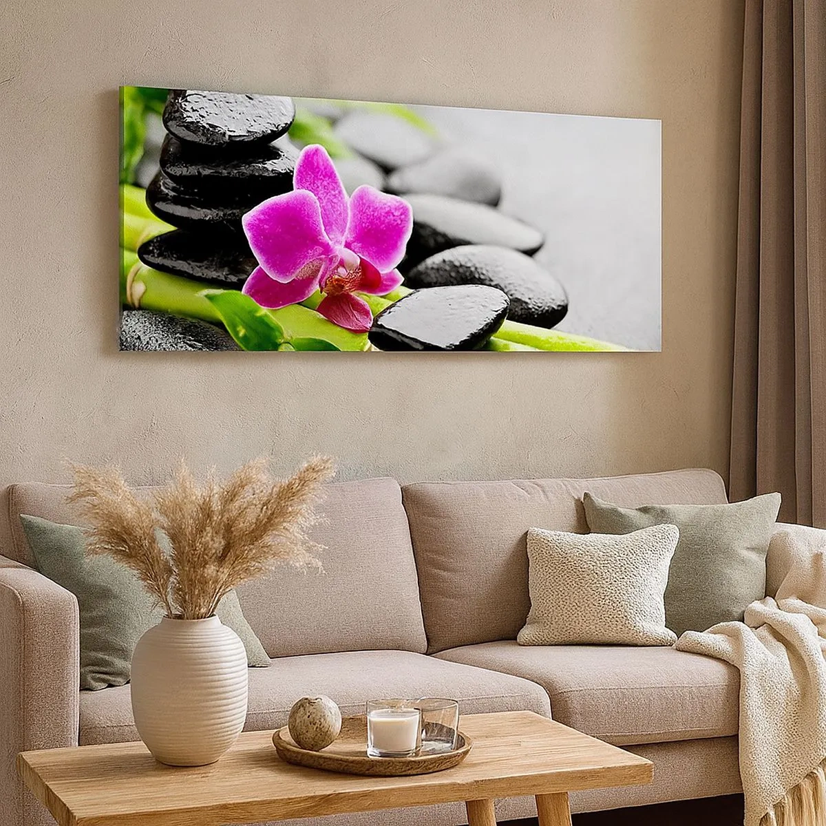 Obraz na płótnie - W spokojnej równowadze - 100x40 cm