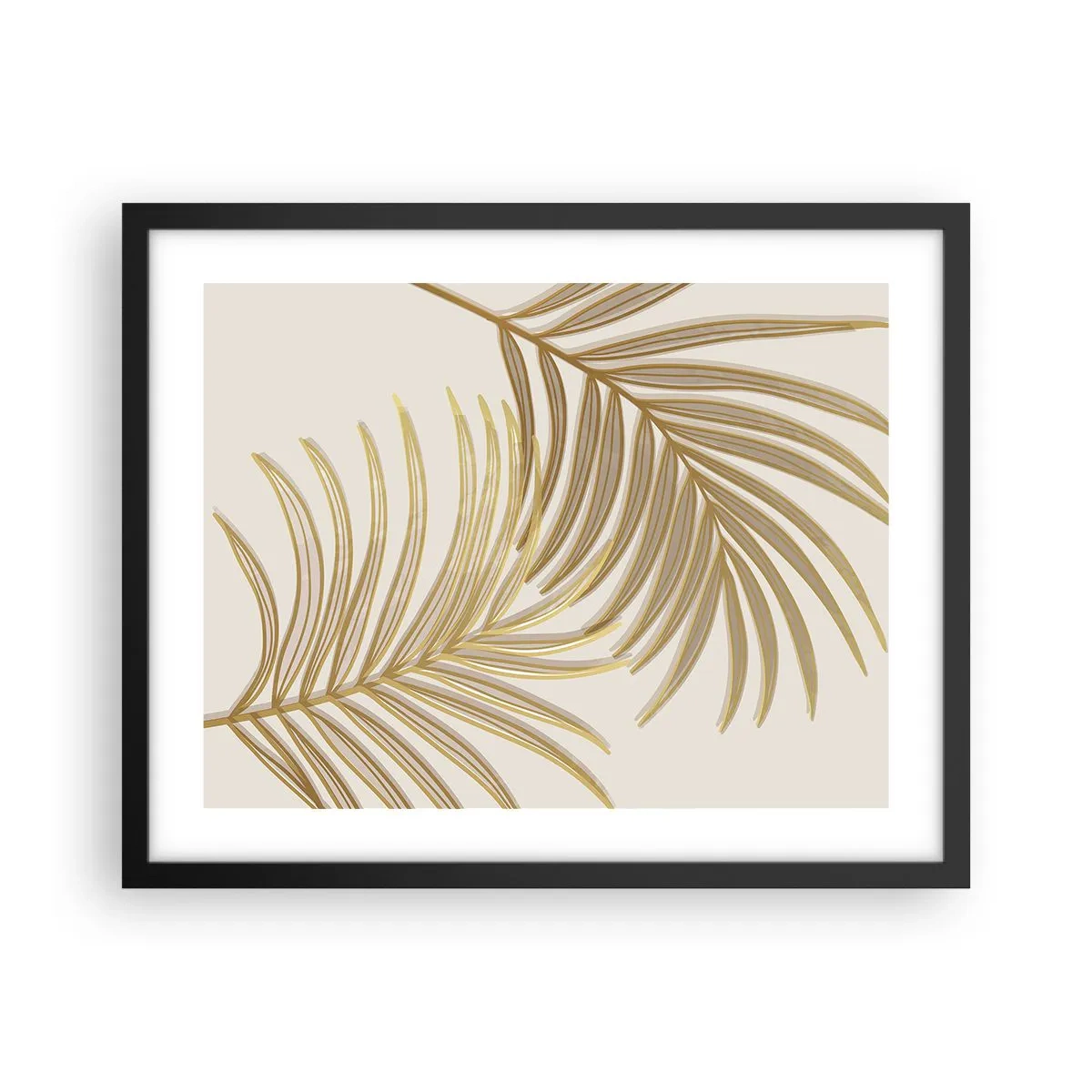 Plakat w czarnej ramie - Złota Palma! - 50x40 cm