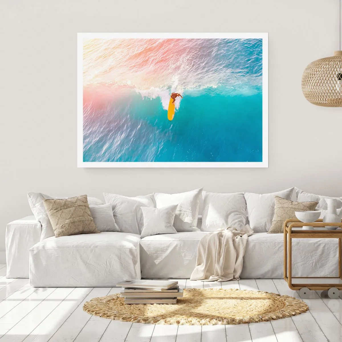 Plakat - Oceaniczny jeździec - 40x30 cm