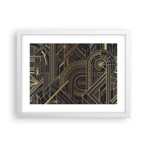 Plakat w białej ramie - Koncepty, idee, plany - 40x30 cm