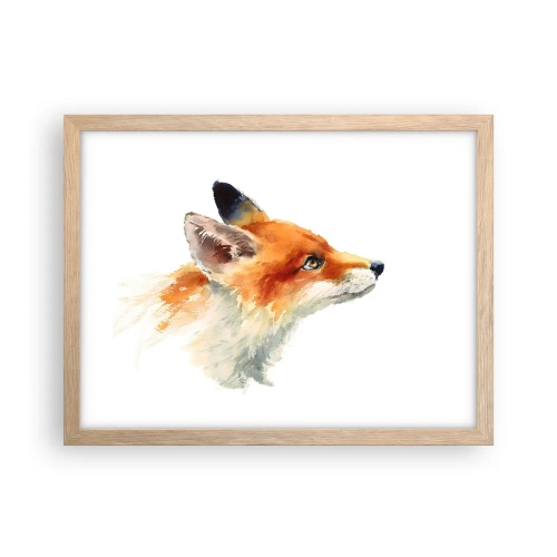 Plakat w ramie jasny dąb - Ostrożności nigdy za wiele - 40x30 cm