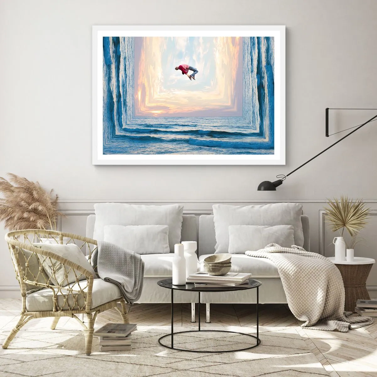 Plakat w białej ramie - Do innego wymiaru - 40x30 cm
