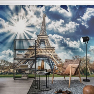 Fototapeta Premium Sand - Jedyna taka pod słońcem - Wieża Eiffla, Paryż, Architektura - 200x140 cm